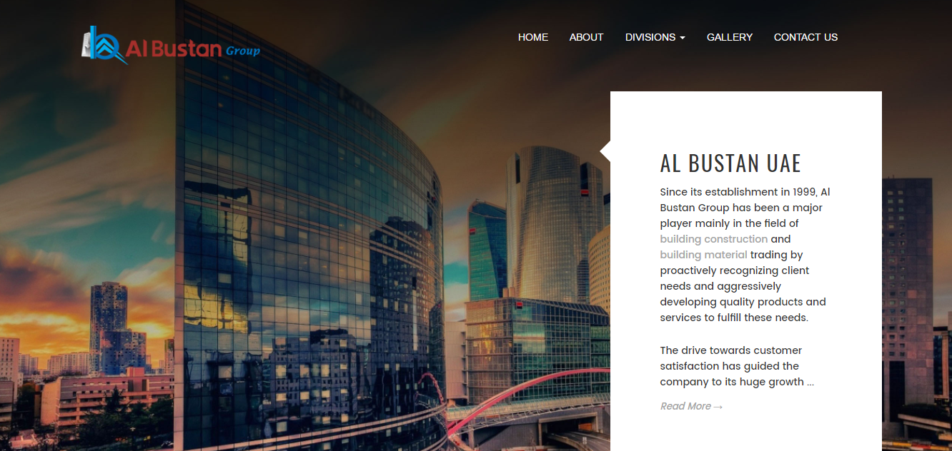 Al Bustan Group - Website Designing Al Bustan Group - Website Designing