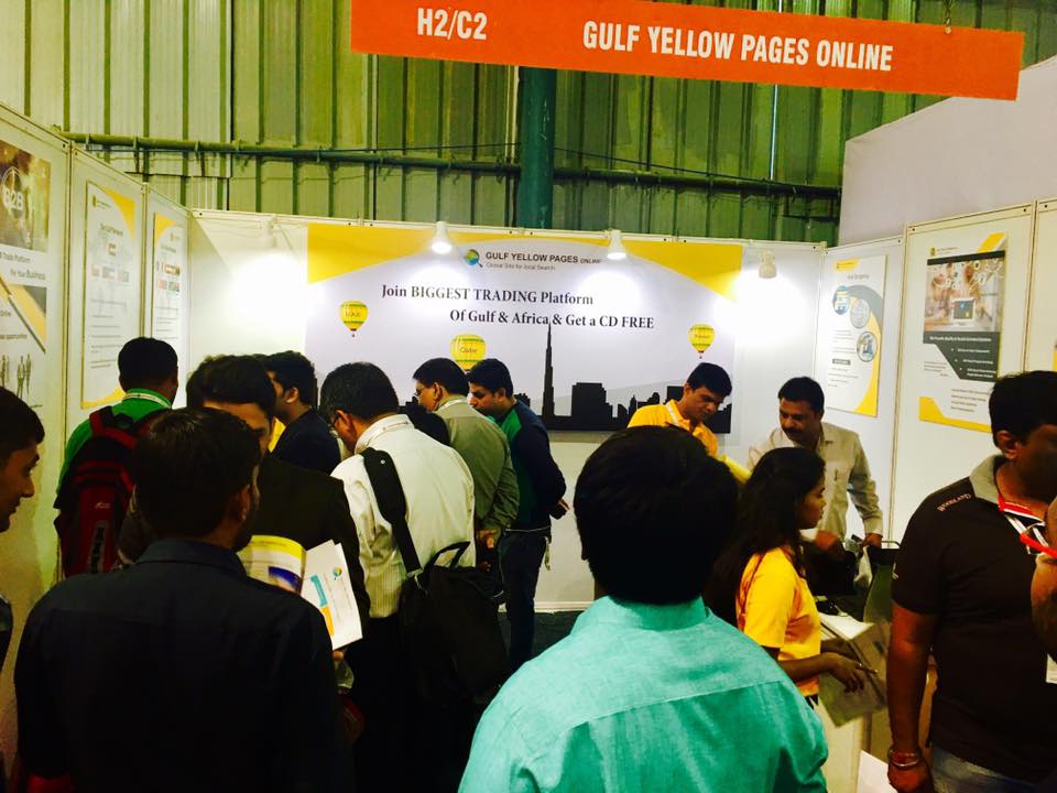 Gulf Yellow Pages Team in Plastivision Mumbai Exhibition